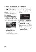 Предварительный просмотр 22 страницы Philips BDP3306/F7 User Manual