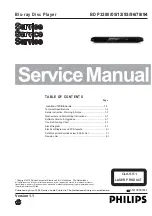 Philips BDP3380/05 Service Manual preview