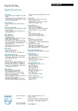 Preview for 3 page of Philips BDP3480K Specifications