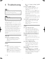 Preview for 22 page of Philips BDP3490 User Manual