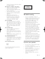 Preview for 25 page of Philips BDP3490 User Manual