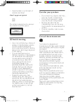 Предварительный просмотр 3 страницы Philips BDP3500/93 User Manual