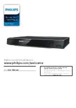 Предварительный просмотр 1 страницы Philips BDP3502 User Manual