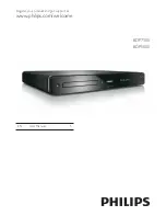 Preview for 1 page of Philips BDP5000 User Manual