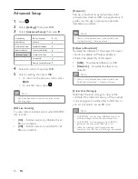 Preview for 34 page of Philips BDP5000 User Manual