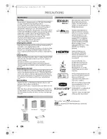 Предварительный просмотр 4 страницы Philips BDP5010/F7 A Owner'S Manual