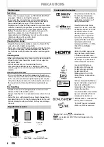 Preview for 4 page of Philips BDP5012 User Manual