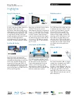 Предварительный просмотр 2 страницы Philips BDP5180 Brochure