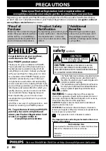 Предварительный просмотр 2 страницы Philips BDP5320 User Manual