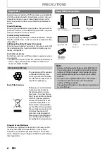 Предварительный просмотр 6 страницы Philips BDP5320 User Manual