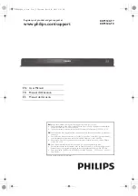 Предварительный просмотр 1 страницы Philips BDP5506 User Manual