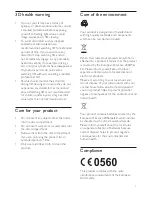 Preview for 3 page of Philips BDP5700 User Manual