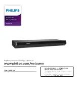 Philips BDP7302 User Manual preview