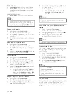 Preview for 14 page of Philips BDP7500BL User Manual