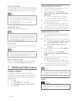 Preview for 22 page of Philips BDP9500 User Manual