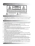 Предварительный просмотр 2 страницы Philips BDS4221 User Manual