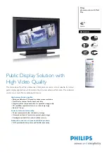 Philips BDS4231R Specifications предпросмотр