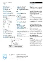 Preview for 2 page of Philips BDS4231R Specifications