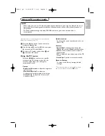 Предварительный просмотр 9 страницы Philips BDS4231R User Manual