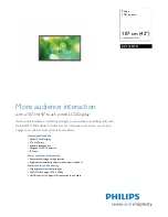 Preview for 1 page of Philips BDT4251VM Brochure