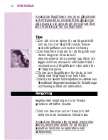 Preview for 74 page of Philips Beauty Color Precise HP4550 User Manual