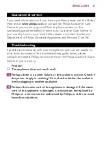 Preview for 11 page of Philips beauty Influence HP4647 Manual