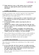 Preview for 71 page of Philips beauty Influence HP4647 Manual