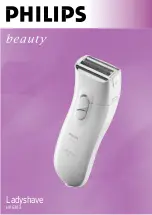 Philips beauty Ladyshave HP6302 Manual preview