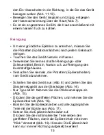 Preview for 15 page of Philips beauty Satinelle HP2840/PB User Manual