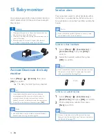 Предварительный просмотр 36 страницы Philips BeNear CD6952B User Manual