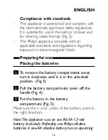 Preview for 19 page of Philips BG1024/16 User Manual