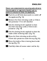 Preview for 23 page of Philips BG1024/16 User Manual