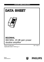 Philips BGD904L Datasheet предпросмотр