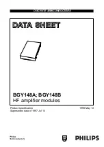 Philips BGY148A Datasheet предпросмотр