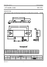 Предварительный просмотр 7 страницы Philips BGY1916 Datasheet