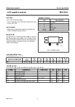 Предварительный просмотр 2 страницы Philips BGY2016 Datasheet