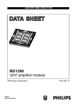 Philips BGY280 Datasheet предпросмотр