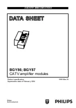 Philips BGY86 Datasheet preview