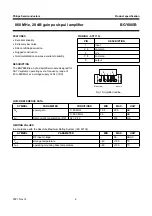 Preview for 2 page of Philips BGY885B Datasheet