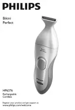 Philips Bikini Perfect HP6376 Instructions Manual preview