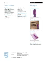 Preview for 2 page of Philips Bikini Perfect HP6390 Brochure & Specs