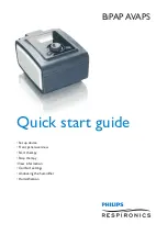 Preview for 1 page of Philips BiPAP AVAPS Quick Start Manual