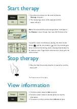 Preview for 4 page of Philips BiPAP AVAPS Quick Start Manual