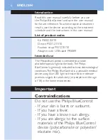 Preview for 6 page of Philips BlueControl PSD1211 User Manual