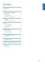 Preview for 3 page of Philips BM7 User Manual