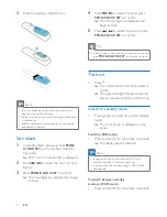 Предварительный просмотр 10 страницы Philips BM90 User Manual