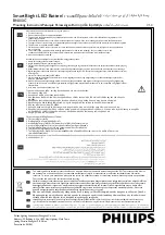 Предварительный просмотр 2 страницы Philips BN012C Mounting Instruction