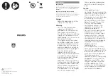 Preview for 3 page of Philips BRE216 Quick Start Manual