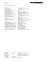 Предварительный просмотр 3 страницы Philips Brilliance 170S9FB Specification Sheet