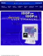 Philips Brilliance 180P2G User Manual предпросмотр